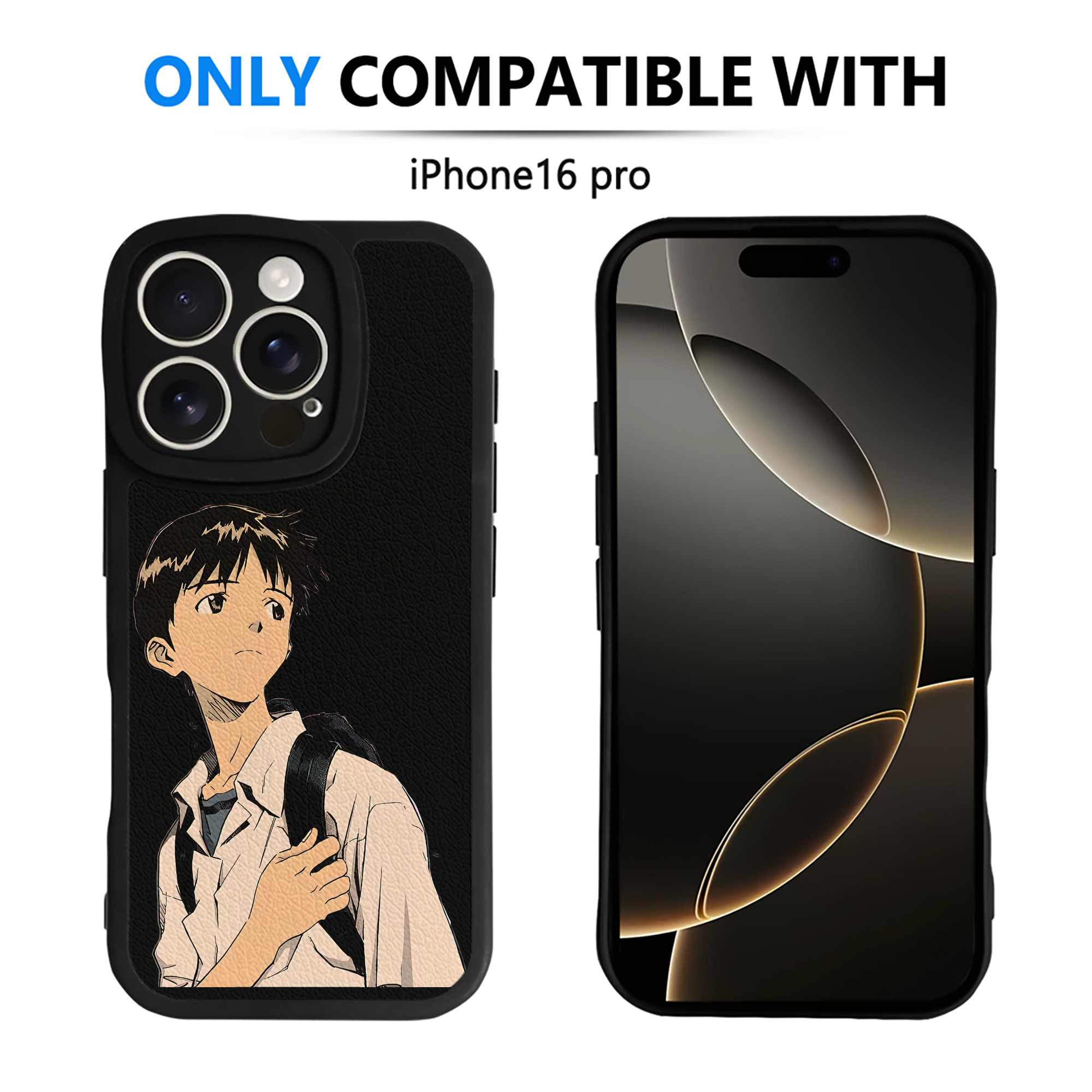 （画像用） EVA 新世紀エヴァンゲリオン 【iPhone 16シリーズ対応】シリコンスマホケース（レザー調） 材質：シリコン